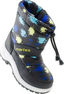 Martes Dziecięce śniegowce Martes BAMPI KIDS black/inkblots rozmiar 24 3