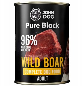 John Dog John Dog PURE BLACK DOROSŁY DZIK 800g 2