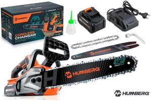 Piła łańcuchowa Humberg 12" akumulatorowa pilarka do drewna HM-436 (543611) 17