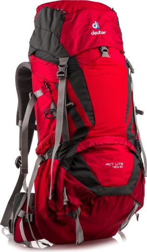 Plecak turystyczny Deuter Plecak trekkingowy ACT Lite 40 + 10 Fire/Granite (3340115-5510) 1