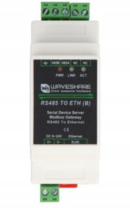 Konwerter światłowodowy Waveshare RS485/RJ45 konwerter - TCP/IP do portu szeregowego 3