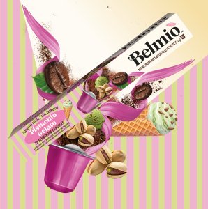 Belmio Pistacu Gelato 10 porcji - Kafijas kapsulas BLIO31205 (5415150384552) 2