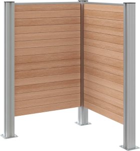 vidaXL vidaXL Ogrodzenie na Kosz na Śmieci brązowy 85 x 85 x 115 cm 5