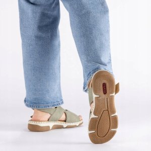 Rieker Sandals 66280-52 Zielony 41 11