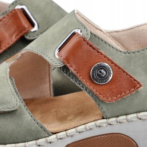 Rieker Sandals 66280-52 Zielony 41 8