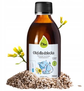 Carriwell Olini Olej dla dziecka z witaminami A D3 E K2 250ml 2