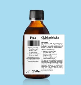 Carriwell Olini Olej dla dziecka z witaminami A D3 E K2 250ml 3