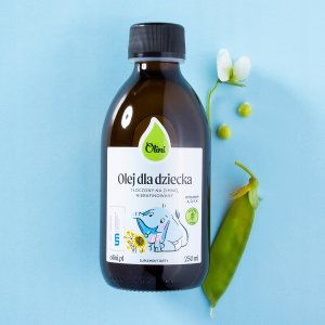 Carriwell Olini Olej dla dziecka z witaminami A D3 E K2 250ml 4