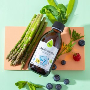 Carriwell Olini Olej dla dziecka z witaminami A D3 E K2 250ml 5
