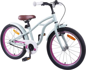 vidaXL vidaXL Rower Dziecięcy 18 Cali dla dzieci w wieku 5-7 lat Jasnozielony 2