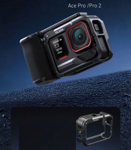 Telesin Uchwyt Grip Ramka Montażowa Frame Mount Iso Do Insta 360 Ace Pro 2 Ace Pro / S6-fms-31-tis 4