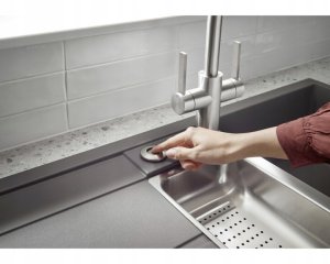 Syfon Blanco Zestaw odpływowy do podłączenia dwóch komór 6