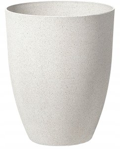Beliani Zestaw 2 doniczek CROTON 43 cm Złamana biel 4