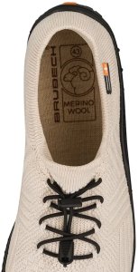 Buty trekkingowe męskie Big Star SH5001M Buty męskie barefoot merino kremowy/czarny 41 6