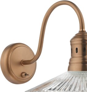 Kinkiet DAR Kinkiet ścienny retro Adeline ADE0764 Dar Lighting kapelusz miedziany 5