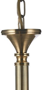 Lampa wisząca DAR Pałacowa lampa wisząca Ambassador AMB0875 Dar Lighting antyczny mosiądz 4