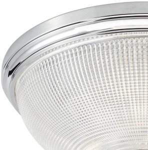 Lampa sufitowa DAR Łazienkowy plafon Arbor ARB5250 Dar Lighting szklany IP44 chrom 3