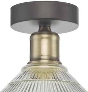 Lampa sufitowa PINOKIO Lampa sufitowa Boyd BOY0175 Dar Lighting na korytarz szklana mosiądz 5