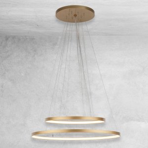 Lampa sufitowa Shilo Żyrandol pierścieniowy Agari Multi 5424 Shilo LED 89W 3000K złoty 4