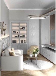 Lampa sufitowa Shilo Żyrandol pierścieniowy Agari Multi 5424 Shilo LED 89W 3000K złoty 6