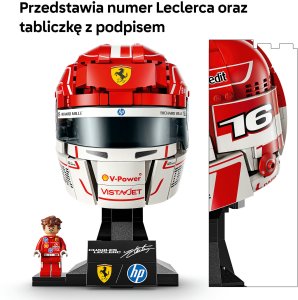 LEGO Editions Kask Charles Leclerc Scuderia Ferrari HP (43014) 4