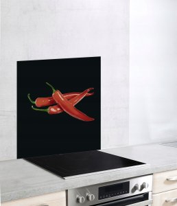 Wenko Szklana płyta kuchenna HOT PEPERONI, 60 x 70 cm, WENKO 3