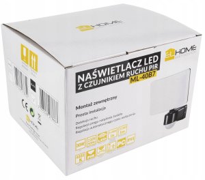 Naświetlacz Eura Naświetlacz led z czujnikiem ruchu EL HOME ML-40B7 Black - zewnętrzna, czujniki zmierzchowy i PIR 10