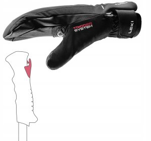 Leki LE RĘK Cerro 3D Women Mitt black 8.0 7