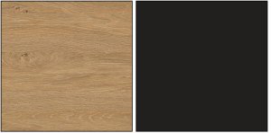 BogFran Łóżko z pojemnikiem 160x200 dwuosobowe dąb kamienny czarny ATE AT15 9