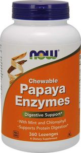 NOW Foods NOW Foods Papaya Enzyme Chewable 360 kaps. - NOW/226 1