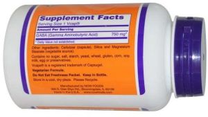 NOW Foods GABA 500mg 100 kapsułek 2