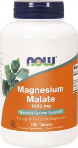 NOW Foods Magnesium Malate 180 tabletek 1