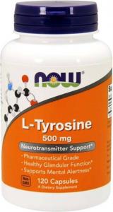 NOW Foods L-Tyrosine 120 kapsułek (NOW/037) 1