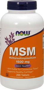 NOW Foods NOW Foods MSM 1500mg 200 tabl. - NOW/413 1