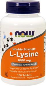 NOW Foods Aminokwasy L-Lysine 100 kaps. (1000 mg) 1