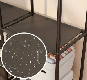 Goodhome U1H WIESZAK STOJĄCY PODWÓJNY SZAFA NA     UBRANIA PÓŁKI 9