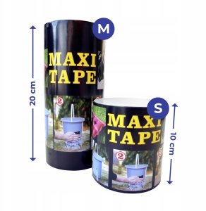 Maximex Taśma klejąca szeroka MAXI, czarna 8