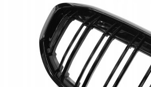 Dekielek digiCAP Grill BMW 1 F40 podwójne żeberka Gloss Black 4