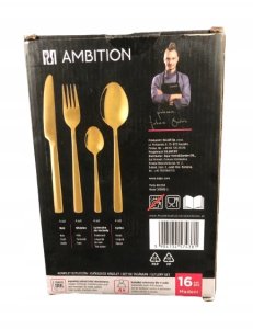 Ambition SZTUĆCE 16 EL 320054 MADENI ZŁOTE 4