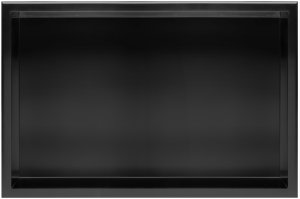 Rea PÓŁKA WNĘKOWA ŁAZIENKOWA 30x60 czarny mat 5