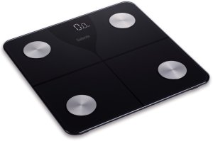 Evolveo Salente SlimFit osobista diagnostyczna waga fitness Bluetooth czarny 2