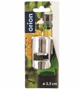 Orion Korek Zatyczka do Wina Musującego ORION Stal Nierdzewna 4 cm 6