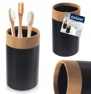 Wenko Kubek Łazienkowy Czarny 7,5 x 11,5 cm ORION BLACK Lekki z Tworzywa 2