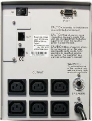 UPS Powercom KIN 3000AP RS/RJ/AVR BIAŁY 2