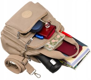 Plecak turystyczny Peterson Praktyczny Torboplecak Damski Wykonany Z Nylonu Lumarko! 6