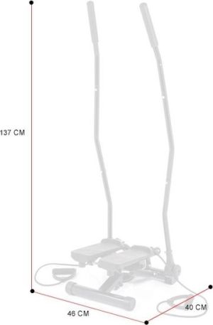 Stepper Hop-Sport Stepper skrętny z ramionami HS-40S Hop-Sport roz. uniw (HS-40S) 12