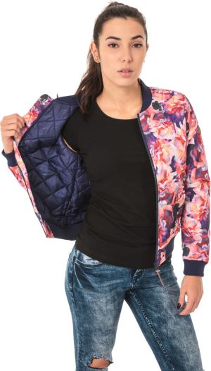 Iguana Kurtka damska Kahina Pink Floral Print/Patriot Blue r. S 11