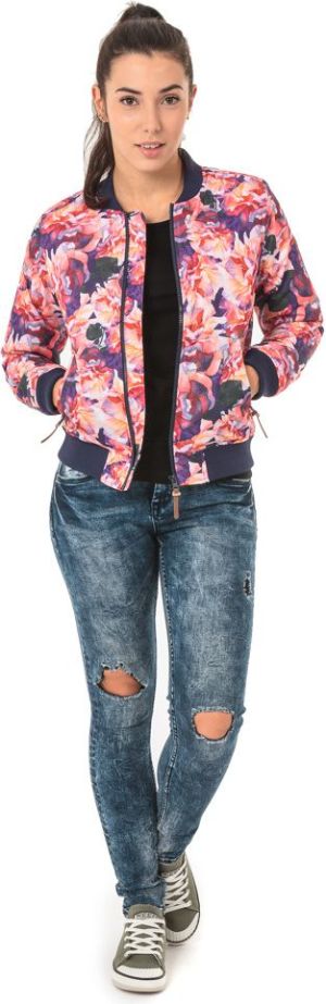 Iguana Kurtka damska Kahina Pink Floral Print/Patriot Blue r. S 3