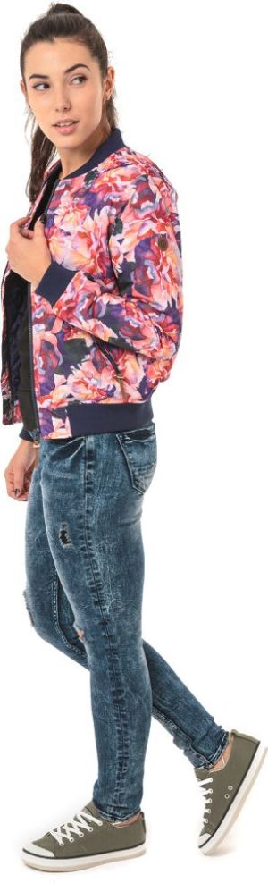 Iguana Kurtka damska Kahina Pink Floral Print/Patriot Blue r. S 6