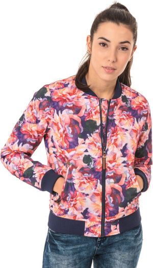 Iguana Kurtka damska Kahina Pink Floral Print/Patriot Blue r. S 8